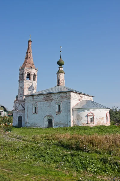 Saint-Mykolaiv e Natale alla chiesa, città Suzdal, Russia — Foto Stock