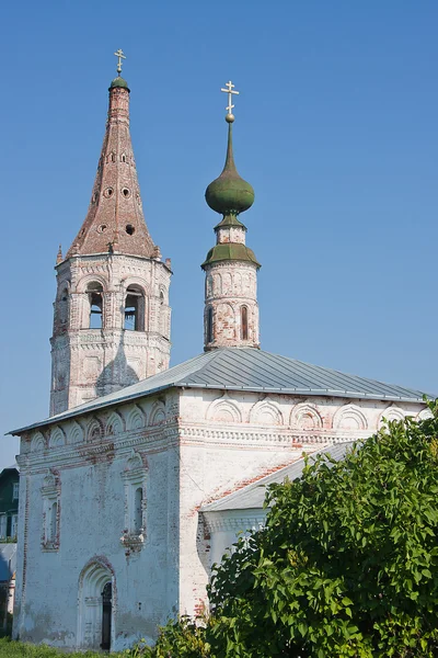 Saint-Mykolaiv y Navidad a la iglesia, ciudad Suzdal, Rusia —  Fotos de Stock