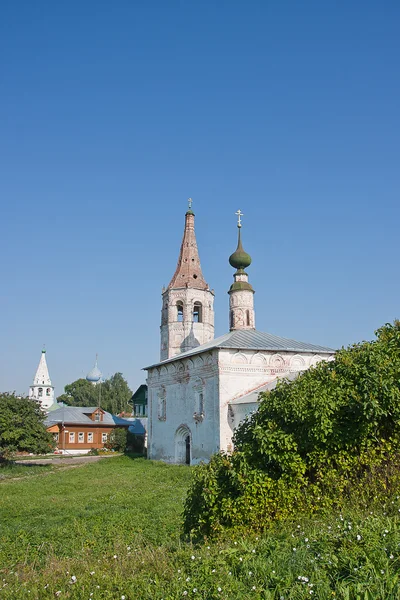 Санкт-Николаев и Рождество в церковь, город Суздаль, Россия — стоковое фото