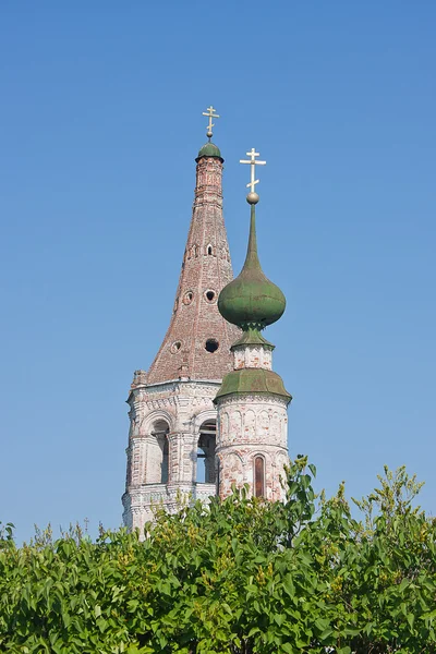 Saint-Mykolaiv e Natal para a igreja, cidade Suzdal, Rússia — Fotografia de Stock
