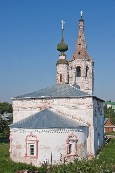 Saint-Mykolaiv y Navidad a la iglesia, ciudad Suzdal, Rusia — Foto de Stock