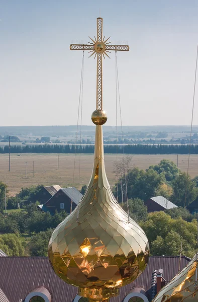 Dome církevní flóru a lávře, město suzdal, Rusko — Stock fotografie