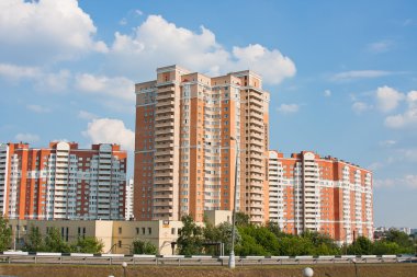 Yeni saha modern evler, Moskova şehir