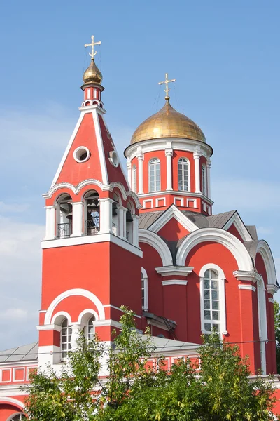 Templo de la señora Día de la Santísima Virgen, ciudad Moscú, Russi — Foto de Stock