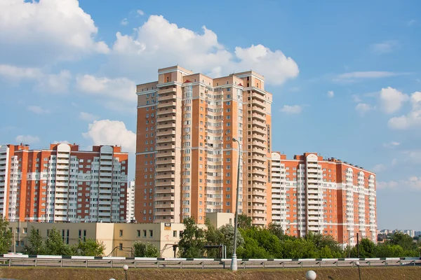 stock image New pitch modern houses, city Moscow