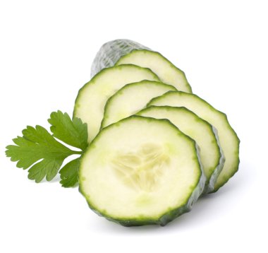 Cucumber slices clipart