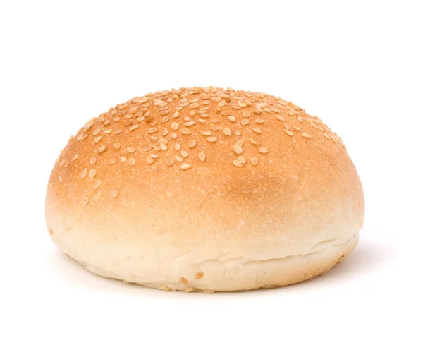 Rundes Sandwich-Brötchen mit Sesam — Stockfoto