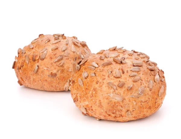 Two sandwich bun with sunflower seeds — Stock Photo, Image