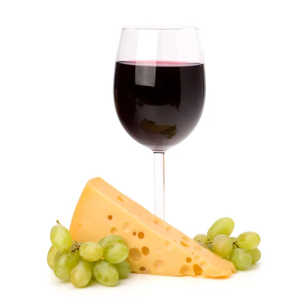 Full red wine glass goblet — Stock Photo, Image