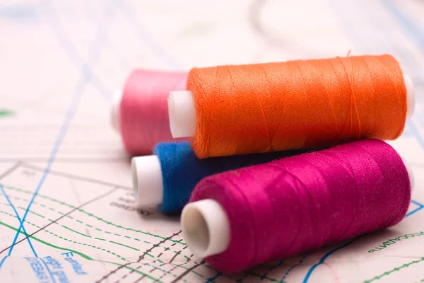 Spool of thread. Sew accessories. — Stock Photo, Image