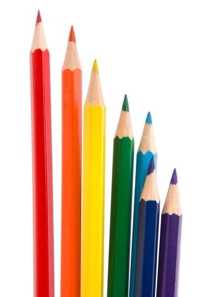 Colouring crayon pencils bunch — Stock Photo, Image