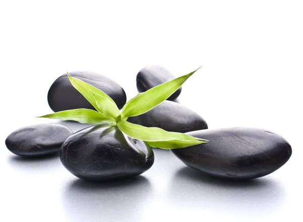 Zen鹅卵石石茶和保健概念. — 图库照片