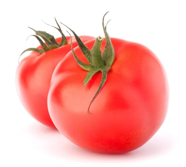 Dvě rajčata zelenina — Stock fotografie