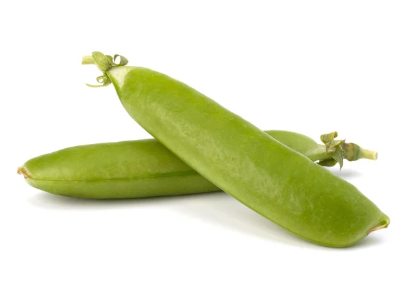 新鮮な緑エンドウ豆の鞘 — ストック写真
