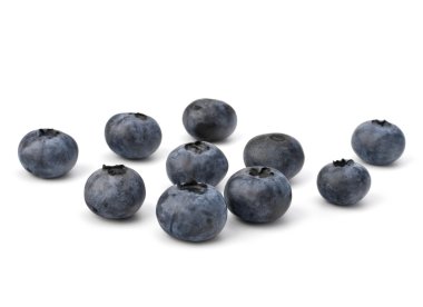 Bilberries or whortleberries cutout clipart