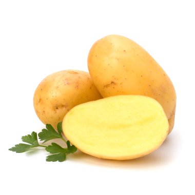 New potato and green parsley clipart