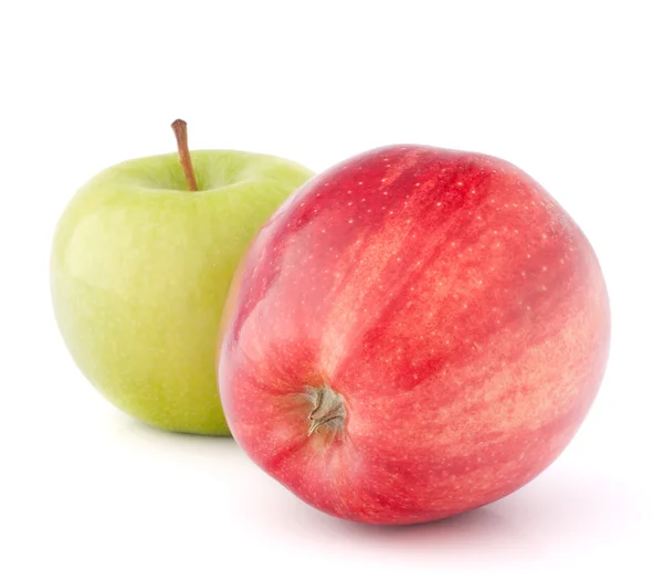 Manzana roja y verde — Foto de Stock