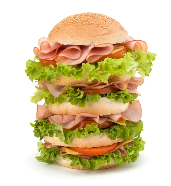 Junk food hamburger — Stock Photo, Image