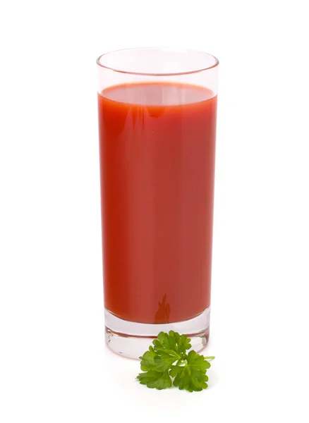 Tomatensaftglas — Stockfoto