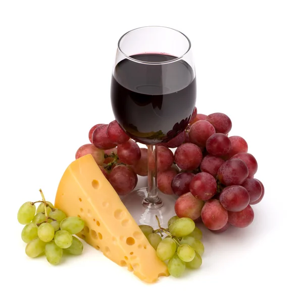 Full rött vin glas bägare — Stockfoto