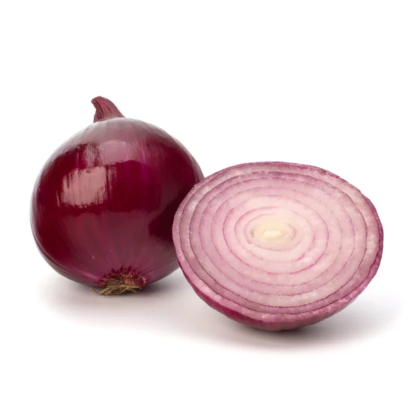Kırmızı soğan dilimlenmiş — Stok fotoğraf