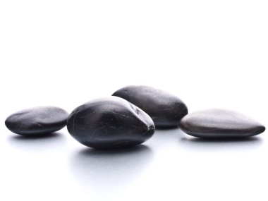 Zen çakıl taşları. Taş kaplıca ve sağlık konsepti.