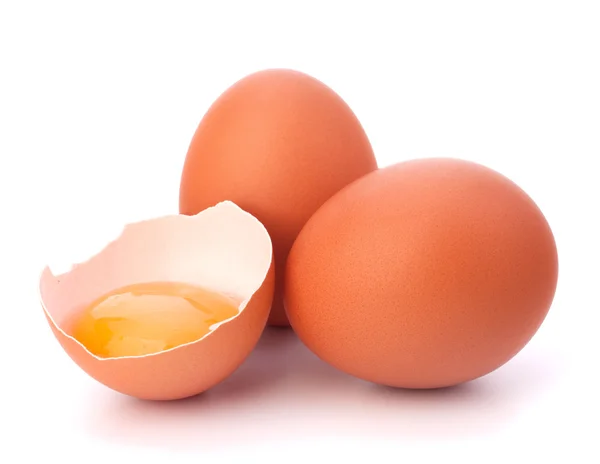 Зламаною яйце — стокове фото