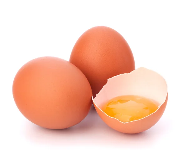 Trasiga ägg — Stockfoto