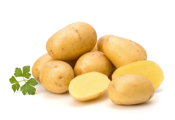 stock image New potato and green parsley