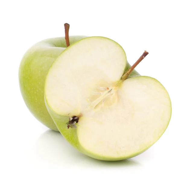 Groene appel Rechtenvrije Stockfoto's