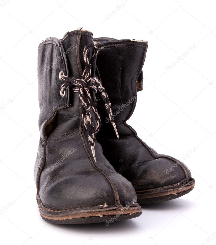 Vintage shabby child's boots