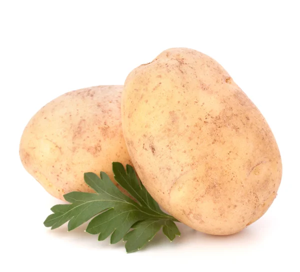 Patates ve maydanoz yaprakları — Stok fotoğraf