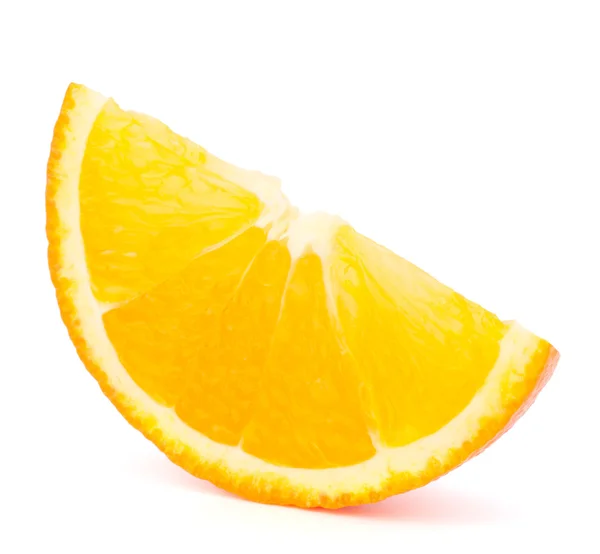 Jeden owoc pomarańczowy segment lub cantle — Zdjęcie stockowe