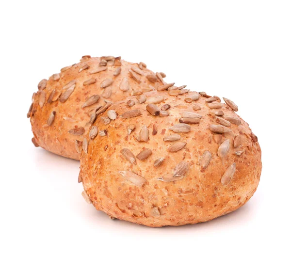 Two sandwich bun with sunflower seeds — Stock Photo, Image