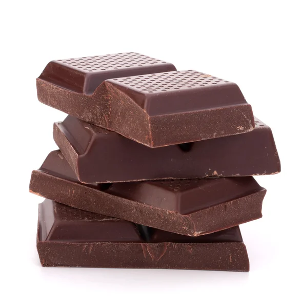 Chocolate bars stack Stock Image