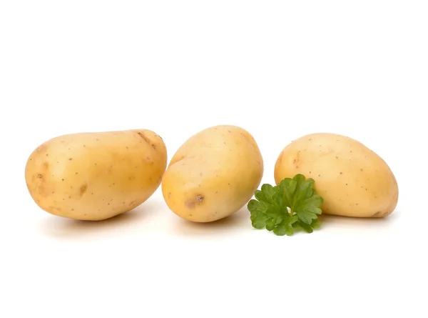 Neue Kartoffeln und grüne Petersilie — Stockfoto