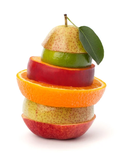 Vruchtenmengsels segmenten — Stockfoto
