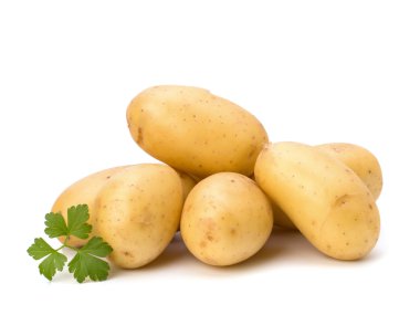New potato and green parsley clipart