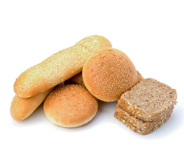 ekmek loafs ve buns çeşitli