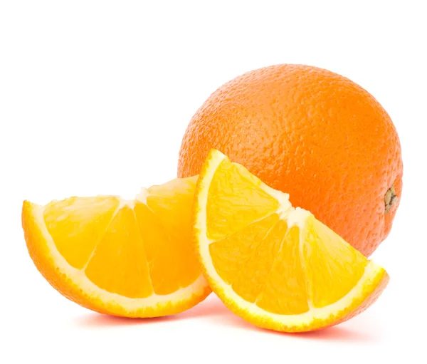 Fruits à l'orange entière et ses segments ou bougies — Photo