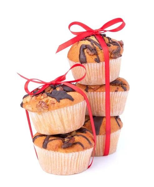 Muffins empilhados — Fotografia de Stock