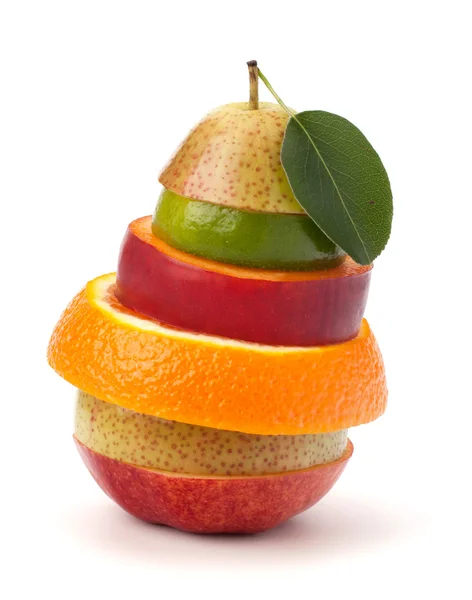 Karışık meyve dilimleri — Stok fotoğraf