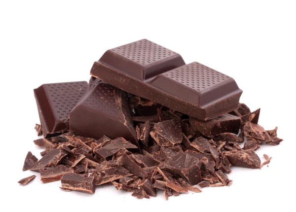 Рублене шоколаду — стокове фото