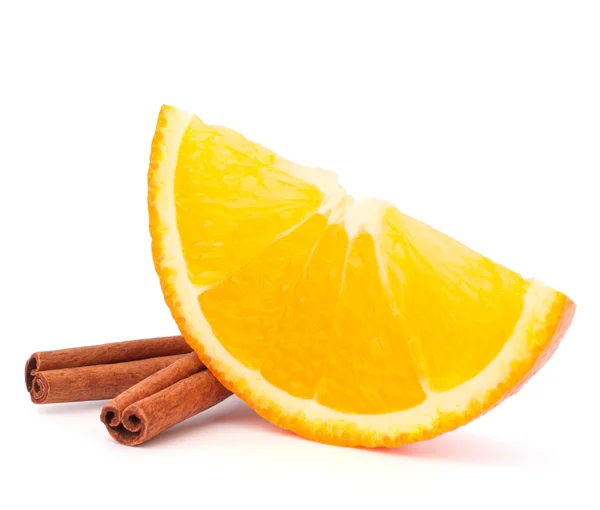 Un segmento de fruta naranja o cantle —  Fotos de Stock