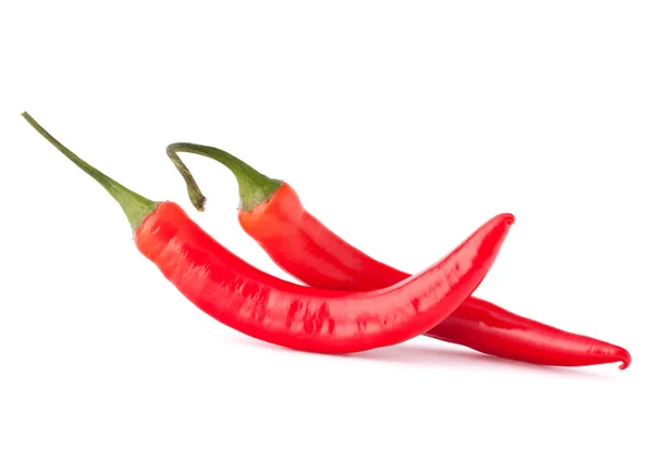 Horké červené chilli nebo chilli papričky — Stock fotografie
