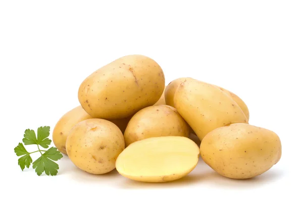 Pommes de terre nouvelles et persil vert — Photo
