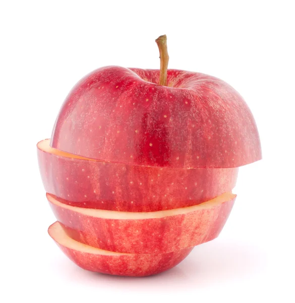 stock image Apple red sliced