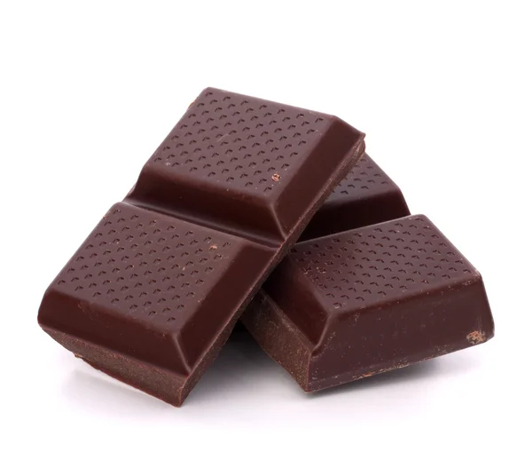 Chocolate bars stack — Stock Photo, Image