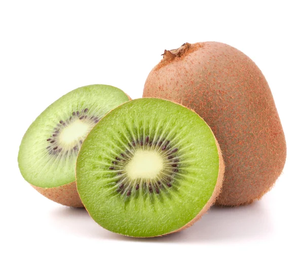 Fruta kiwi entera y sus segmentos — Foto de Stock