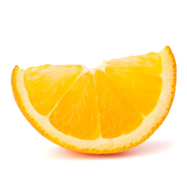 一个橙色水果部分或鞍后桥 — 图库照片